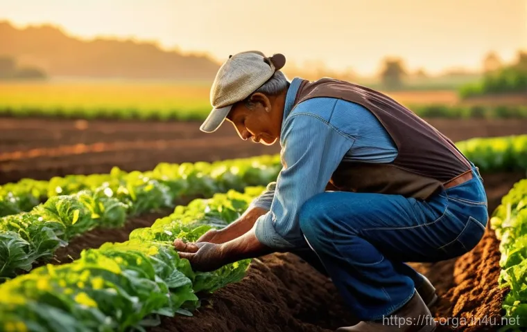 유기농업관리사 실무 교육 후기 - **Prompt 1: The Soul of Organic Farming &ndash; Nurturing the Earth**
    "A close-up, warm-toned photogra...