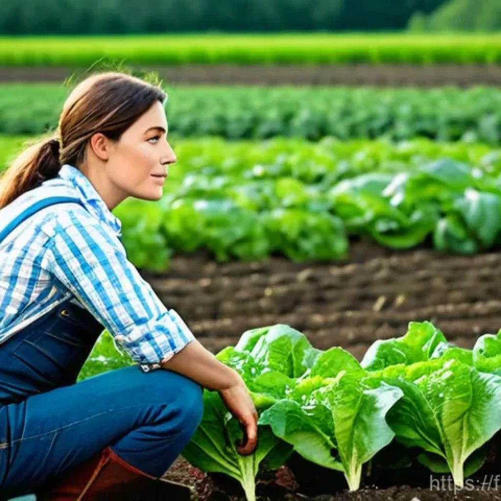 유기농업관리사와 농업협동조합 지원 혜택 - **Prompt:** A serene and vibrant scene of an organic farmer (male or female, in their 40s) tending t...
