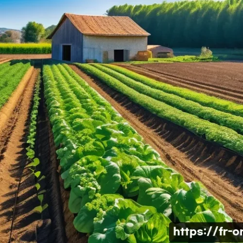 Home 31 유기농업관리사 시험 기출문제 분석 - A vibrant organic farm landscape in southern France during spring, showcasing diverse crop rotation ...